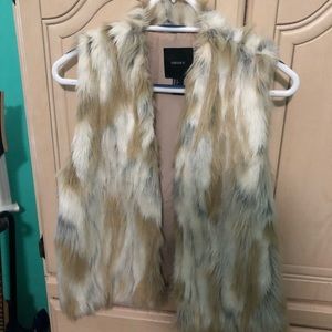 Forever 21 fur vest